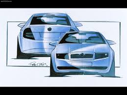 Choose the škoda fabia and be one step ahead of the pack, both on the road and in what you can do škoda fabia will support you with numerous safety assistants, simply clever features and. Skoda Fabia Sketches 2000 Picture 2 Of 14