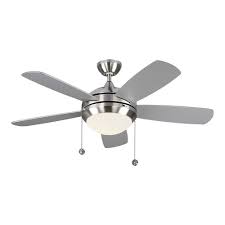 60 monte carlo maverick matte black led ceiling fan. Monte Carlo Fans Discus Classic 44 In Integrated Led Brushed Steel Ceiling Fan With 3000k The Home Depot Canada