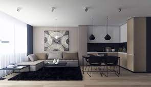 Love the shelves above the door frame for extra organization. 26 Idees Pour Amenager Et Decorer Votre Salon Decoration Salon Salle A Manger Salle A Manger Contemporaine Salle A Manger Design