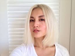 Beauty Platinum Blonde Hair Blonde Asian Hair Blonde Asian