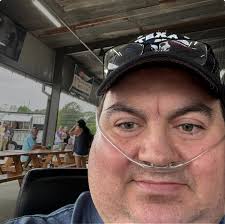 Our potluck between trailers in Hallettsville tx