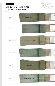 My Favorite Green Paint Colors Couleurs De Peinture Verte Couleurs De Peinture Tableau Maison