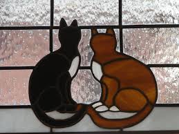 Bird Sitting On Window Sill Meaning Cats On The Window Sill Stained Glass Quilt Stained Glass Art Stained Glass Mosaic