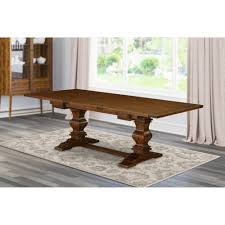 rectangular kitchen table with leaf and