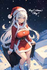 Anime Weihnachtstapeten HD Anime Weihnachtstapeten HD-Tapeten - SeaArt AI