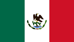 Existen 2 tipos de banderas: Bandera De La Primera Republica Federal 1823 1864 Historia De La Bandera De Mexico Mexico Bandera Historia De La Bandera Escudo De Mexico