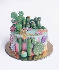 Great for day of the dead themed celebrations! Pin By Ash Shila On Cactus Love Cactus Cake Cute Cakes Cake