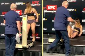 Julija stoliarenko just fainted on the scale #ufcvegas22 pic.twitter.com/3pjnmugxff. 3qqkmvkbrlodnm