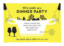 Paperless post is proud to partner with some of the world's best designers, brands, and stationers. Retro Dinner Party Invitations By Ellinee Dinner Party Invitations Dinner Party Party Invitations