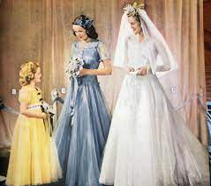 History Of 1940 S Wedding Dresses 1940s Wedding Dress Wedding Dresses Wedding Gowns Vintage
