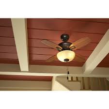 Shop Allen Roth Laralyn 32 In Dark Oil Rubbed Bronze Downrod Mount Ceiling Fan With Light Kit 4 Blade Ceiling Fan With Light Ceiling Fan Oil Rubbed Bronze