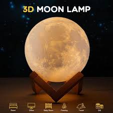 Utorch 18cm Touch Control 3d Moon Night Light Only 14 99 Touch Switch To Cycle Through Cool And Warn Lights Pla Ma Cool Stuff Night Light Touch Control