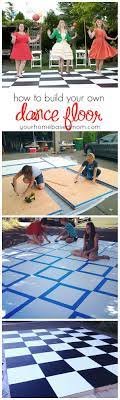How To Build A Dance Floor Dance Floor Wedding Wedding Backyard Reception Diy Wedding Reception