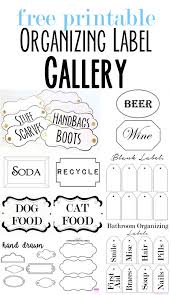 Free Printable Labels To Organize Your Stuff Labels Printables Free Organization Printables Organizing Labels