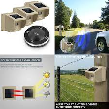 Toguard wireless solar driveway alarm outdoor security alert system waterproof. 1 Receiver 3 Sensor Hosmart 1 4 Mile Long Range Rechargable Solar Driveway Alarm Wireless Sensor System Driveway Sensor Alert System Weatherproof Security Outdoor Motion Sensor