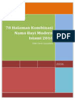 Apa kata semak 100 nama anak lelaki dengan maksud yang indah ini. Buku Ebook 78 Halaman Kombinasi Nama Bayi Modern Islami 2016