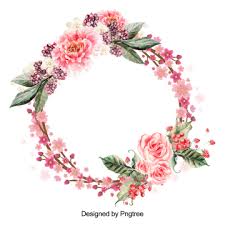 Beautiful Flower Wreath With Leaves Design Wreath Clipart Flower Wreath Png Transparent Clipart Image And Psd File For Free Download Watercolor Flower Wreath Flower Frame Flower Graphic Design