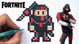 Dessin Facile Ikonik Pixel Art Fortnite Youtube