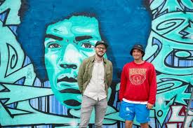 Vasa stads nya muralmålning inspirerad av Jimi Hendrix