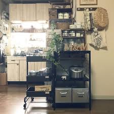 キッチン モニター当選 山善 キッチンすっきりラック 一人暮らし などのインテリア実例 2017 10 11 09 18 59 roomclip ルームクリップ インテリア インテリア 実例 山善