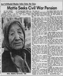 Mattie Seeks Civil War Pension part 1