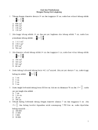 Tolong jawabkan yaa matematika kelas 9 tentang kesebangunan dan. Soal Bangun Ruang Sisi Lengkung Smp Kelas 9 Doc Berbagai Ruang