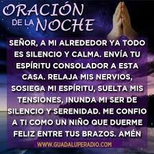 Oracion De La Noche Oraciones Oraciones Catolicas Cortas Oracion De La Noche