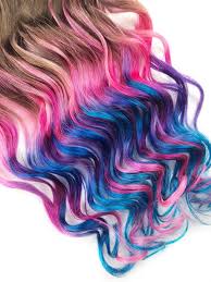 You know how hair professionals are always telling you not to use box dye to make a major hair change? Ombre Dip Dyed Hair Clip In Hair Extensions Tie Dye Tips Etsy