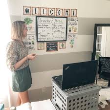 While Remote Teaching Educators Have Been Transforming Their Home Offices Into Magical Home Classro In 2020 Teacher Classroom Home Teaching Digital Learning Classroom