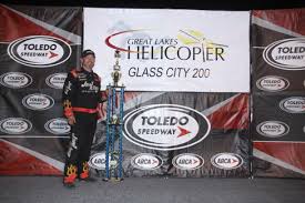 AUGIE GRILL TAKES GREAT LAKES HELICOPTERS GLASS CITY 200 WIN