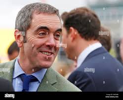 James Nesbitt after his horse 'Riverside Theatre' won 'Ryanair Steeple  Chase' horse race