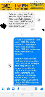 Apakah itu cinta em g am bertanya. Eddie Soh Blog Kereta Eh Motor Credit
