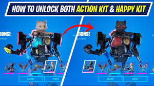 We have high quality images available of this skin on our site. How To Unlock Happy Kit And Action Kit Skin Styles In Fortnite Youtube