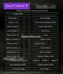 Granny 1 7 3 Outwitt Mod Menu V2 4 Hizli Yurume Ve Olumsuzluk Hileli Indir Yeni Hile Oyun Insan