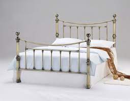 The cosmoliving blair brass metal bed is minimalist design in its full glory. Charlotte Antique Brass Metal Bed Beds Net