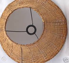Check spelling or type a new query. Vintage Large Woven Wicker Rattan Lamp Shade 42730101
