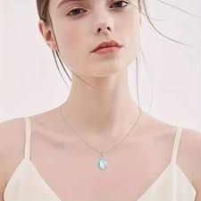 Las mejores ofertas en Collares y colgantes artesanales de piedra lunar de  plata de ley