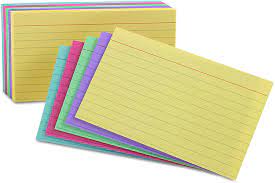 The colorful flowers look fabulous at the foot with colored frame on all the remaining three sides making a perfect note card for every personal reason. Amazon Com Oxford 5 X 8 Inches Ruled Assorted Index Cards 100 Per Pack 35810 Office Products
