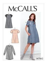 M7862 Mccalls Sewing Patterns Clothing Patterns Dress Sewing Patterns