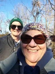 Today's outdoor trek took us to a place we had not tried yet. Harold B.  McEachen Greenway in downtown Concord. Nice 4 mile loop.