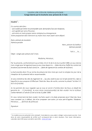 Il peut être de 1,2 ou 3 mois selon votre.de justification à fournir dans la lettre.modèle. Location Vide Conge Avec Preavis De Trois Mois