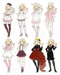 I've noticed that anime clothing folds tend to be quite sharp and 'unnatural'. Cute Anime Girl Outfit Ideas