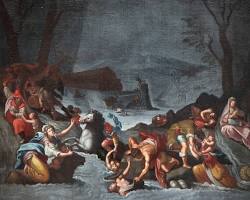 Immagine di painting depicting a scene from Apuleio's Metamorphoses