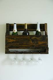 This is a straightforward project that even the beginner can handle. Diy Wall Mounted Wine Racks Made Of Pallets Wine Rack Pallet Wine Rack Wall Mounted Wine Rack
