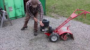 Move the snapper tiller to a flat and hard surface suitable for working. My Tiller Won T Start Youtube