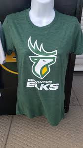 Below the logo is the team name in green italics. Edmonton Officially Announces Team Name As Elks Cfl Ca