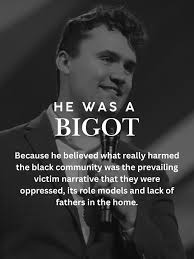 Charlie Kirk, the extremist.