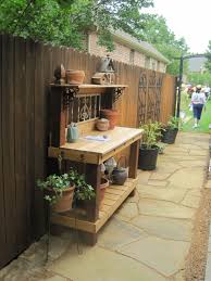 50 Best Potting Bench Ideas To Beautify Your Garden Outdoor Potting Bench Garden Tool Box Potting Bench