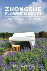See Blooming Flowers At Zhongshe Flower Market In Taichung Travel Destinations Asia Asia Travel China Travel