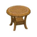 Quatrefoil distressed gray mirror accent end table. Rattan End Table Trade Acnh Items Nookazon